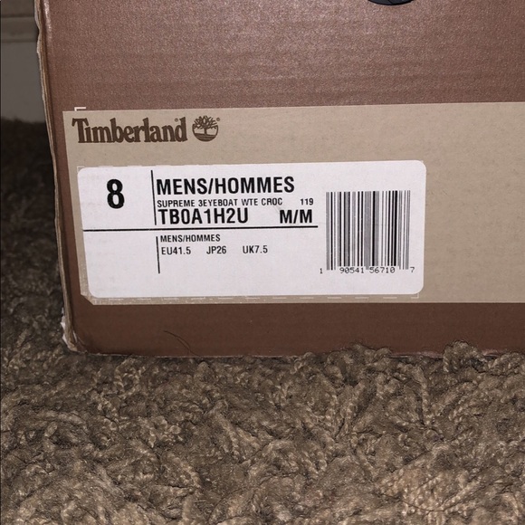SUPREME TIMBERLAND SIZE 8 - Picture 2 of 6